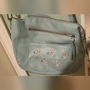 Blue Floral Women's Bag